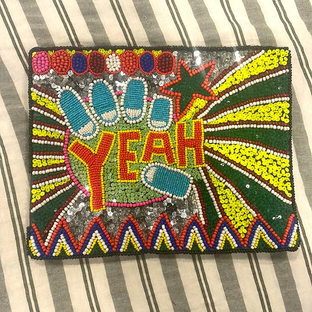 Stunning Beaded clutch purse!